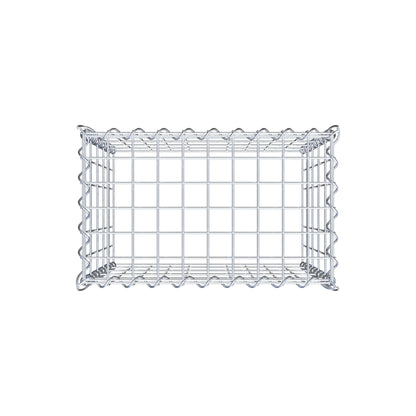 Påväxt gabion typ 3 50 cm x 50 cm x 30 cm (L x H x D), maskstorlek 5 cm x 10 cm, spiral
