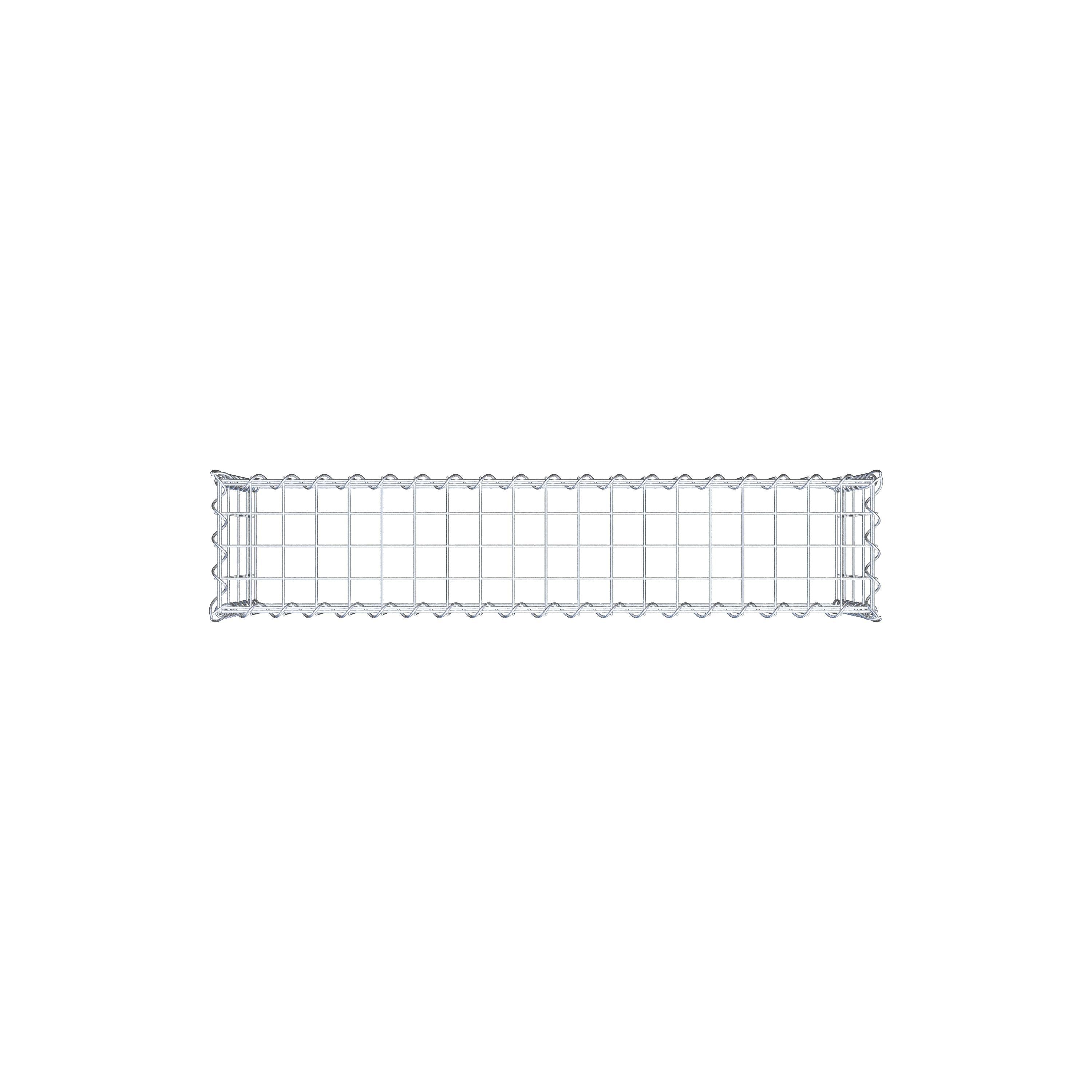 Add-on schanskorf type 3 100 cm x 40 cm x 20 cm (L x H x D), maaswijdte 5 cm x 10 cm, spiraalvormig