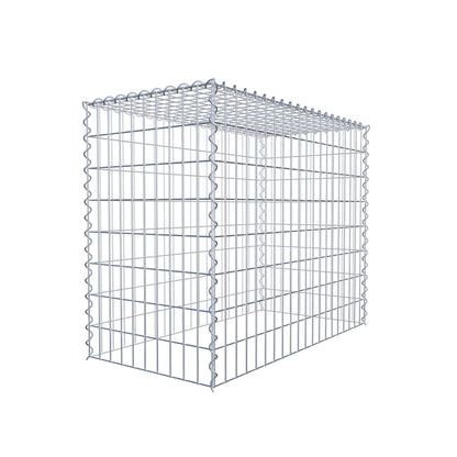 Anbaugabione Typ 3 100 cm x 80 cm x 50 cm (L x H x T), Maschenweite 5 cm x 10 cm, Spirale