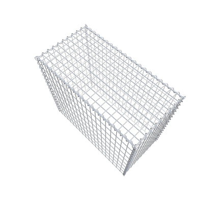Grown-on gabion type 3 100 cm x 90 cm x 50 cm (L x H x D), mesh size 5 cm x 10 cm, spiral