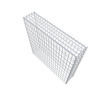 Opvokset gabion type 3 100 cm x 100 cm x 20 cm (L x H x D), maskestørrelse 5 cm x 10 cm, spiral