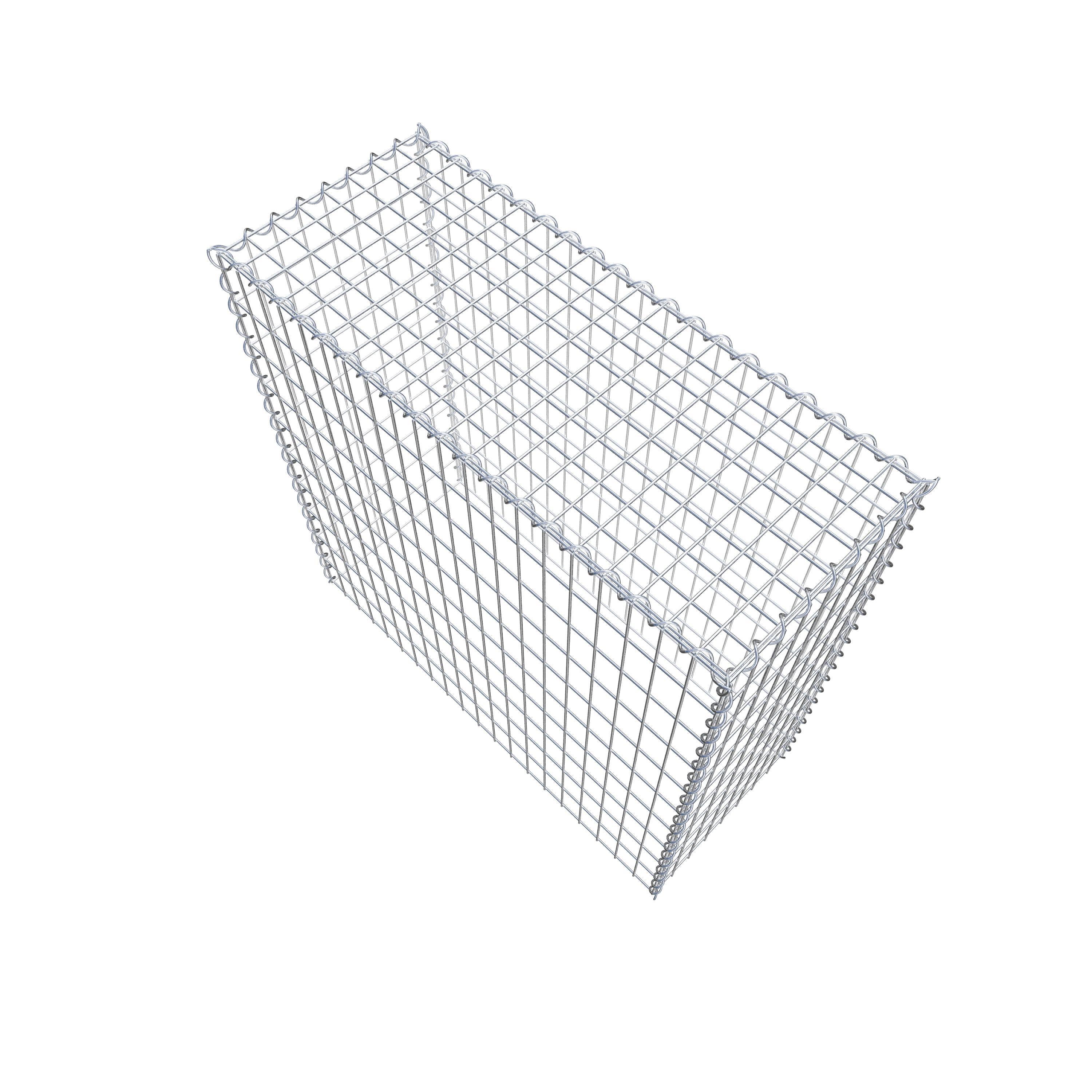 Grown-on gabion type 3 100 cm x 100 cm x 40 cm (L x H x D), mesh size 5 cm x 10 cm, spiral