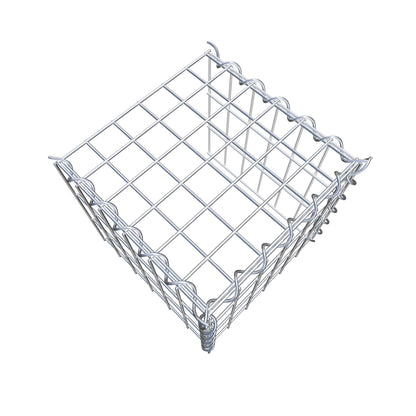 Gabion rapporté type 4 30 cm x 30 cm x 30 cm (L x H x P), mailles 5 cm x 10 cm, spirale