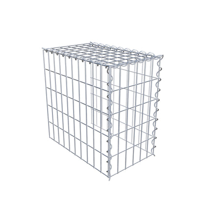 Grown-on gabion type 4 50 cm x 50 cm x 30 cm (L x H x D), mesh size 5 cm x 10 cm, spiral