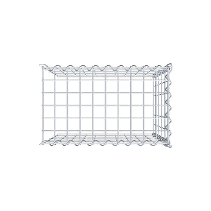 Grown-on gabion type 4 50 cm x 50 cm x 30 cm (L x H x D), mesh size 5 cm x 10 cm, spiral