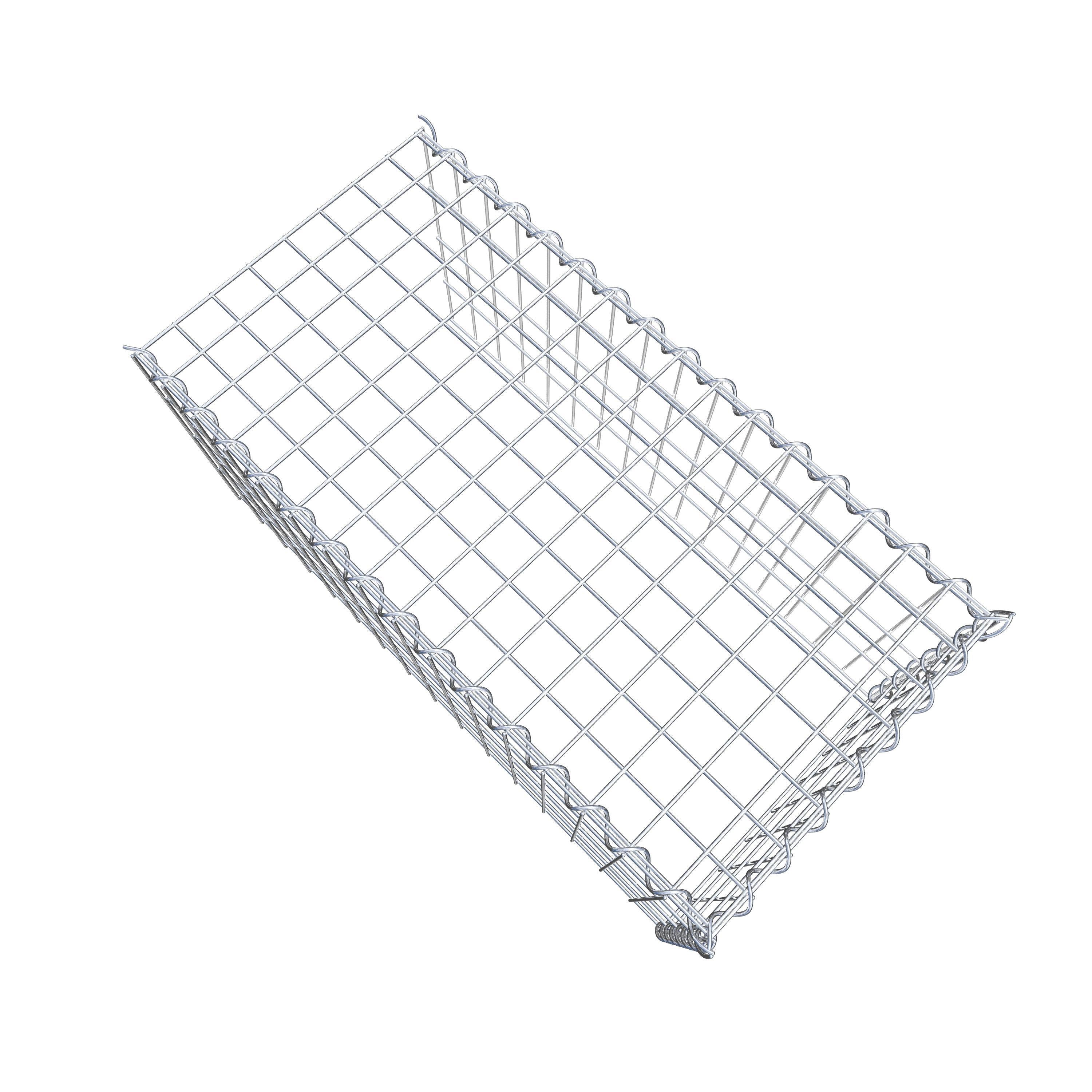 Extra gabion typ 4 80 cm x 40 cm x 40 cm (L x H x D), maskstorlek 5 cm x 10 cm, spiral