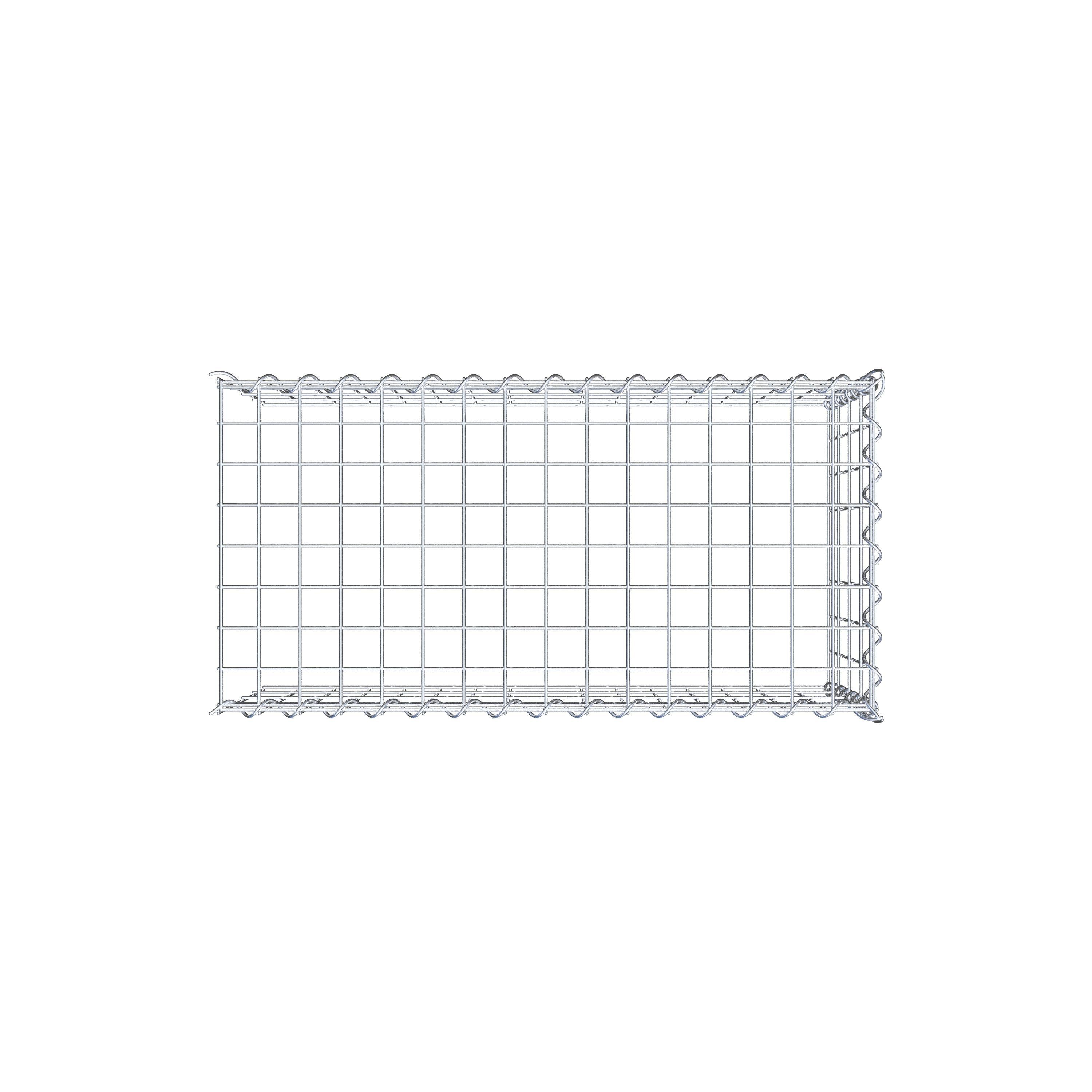 Extra gabion typ 4 80 cm x 40 cm x 40 cm (L x H x D), maskstorlek 5 cm x 10 cm, spiral