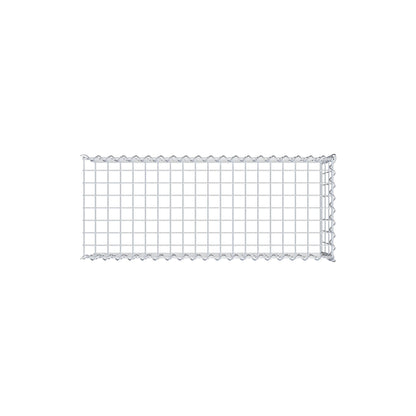 Grown-on gabion type 4 100 cm x 30 cm x 40 cm (L x H x D), mesh size 5 cm x 10 cm, spiral