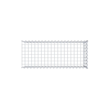 Extra gabion typ 4 100 cm x 40 cm x 40 cm (L x H x D), maskstorlek 5 cm x 10 cm, spiral
