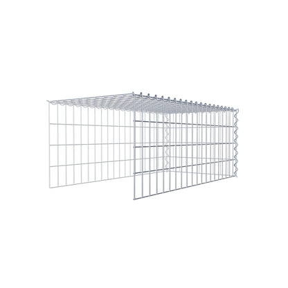 Gabião tipo 4 100 cm x 40 cm x 50 cm (C x A x P), malhagem 5 cm x 10 cm, espiral