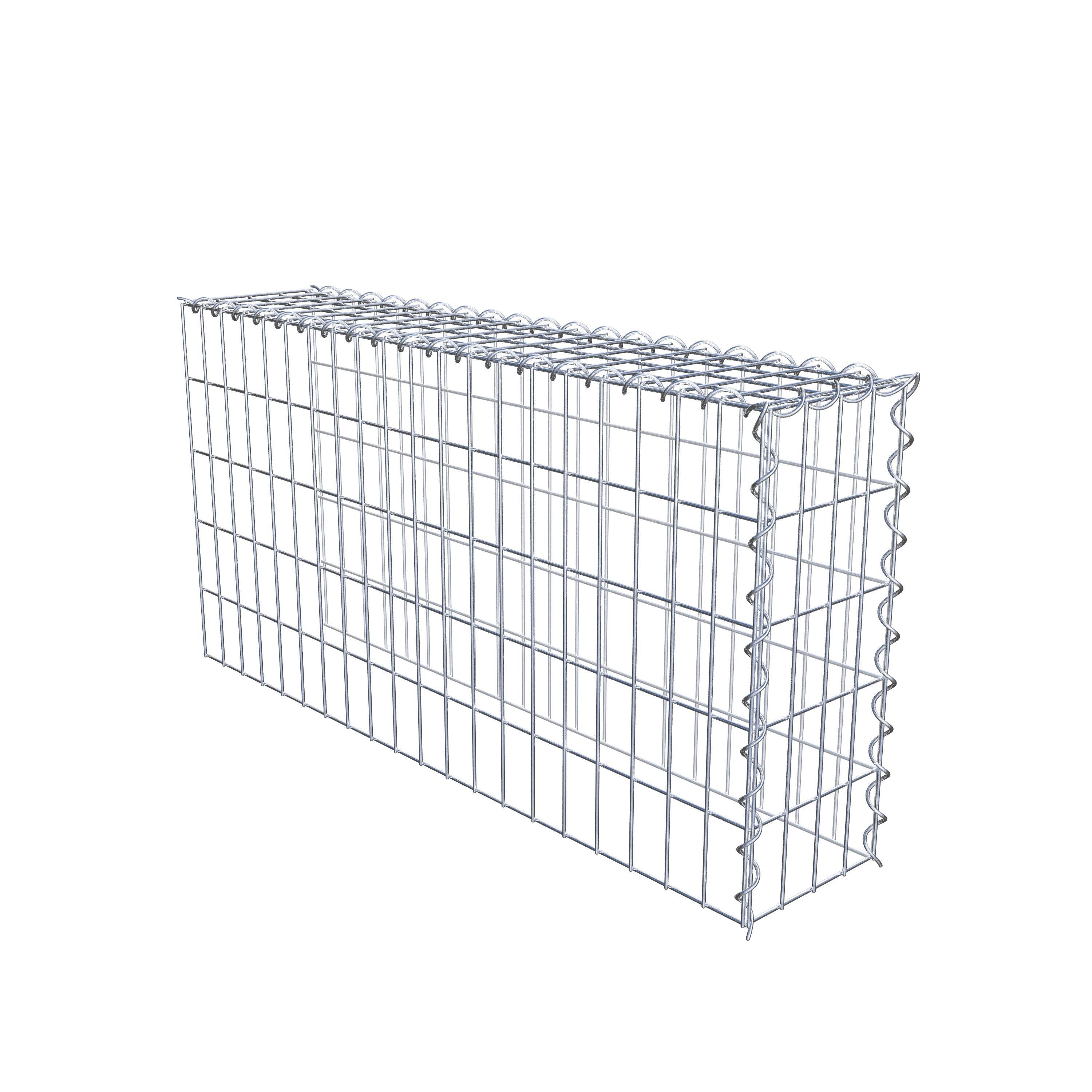 Add-on schanskorf type 4 100 cm x 50 cm x 20 cm (L x H x D), maaswijdte 5 cm x 10 cm, spiraalvormig