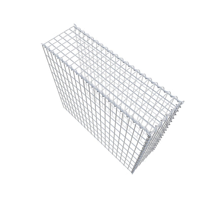 Påväxt gabion typ 4 100 cm x 90 cm x 30 cm (L x H x D), maskstorlek 5 cm x 10 cm, spiral