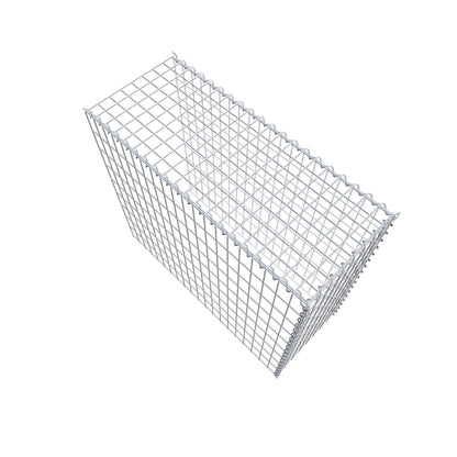 Grown-on gabion type 4 100 cm x 90 cm x 40 cm (L x H x D), mesh size 5 cm x 10 cm, spiral