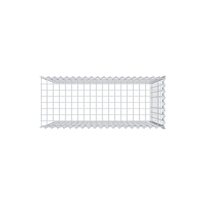 Grown-on gabion type 4 100 cm x 90 cm x 40 cm (L x H x D), mesh size 5 cm x 10 cm, spiral