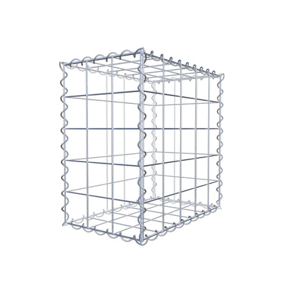 Gabion 50 cm x 50 cm x 30 cm (L x H x P), mailles 10 cm x 10 cm, spirale