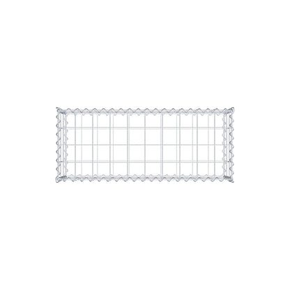 Gabione 100 cm x 30 cm x 40 cm (L x H x T), Maschenweite 10 cm x 10 cm, Spirale