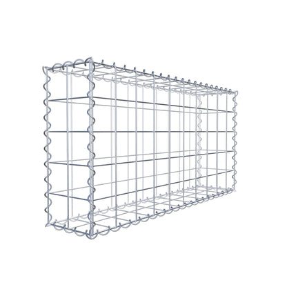 Gabion 100 cm x 50 cm x 20 cm (L x H x D), mesh size 10 cm x 10 cm, spiral