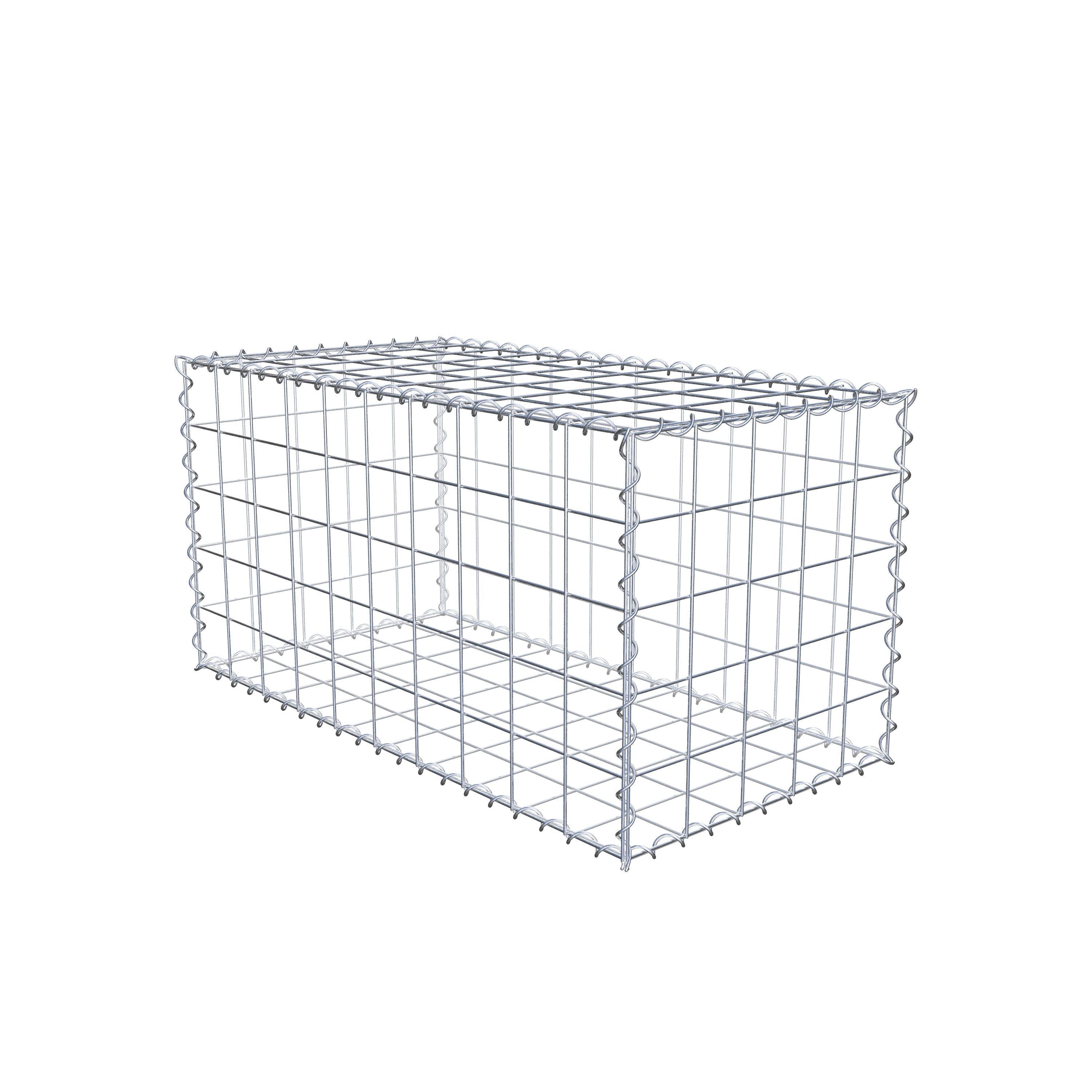 Gabion 100 cm x 50 cm x 50 cm (L x H x D), mesh size 10 cm x 10 cm, spiral