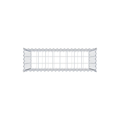 Gabião 100 cm x 70 cm x 30 cm (C x A x P), malhagem 10 cm x 10 cm, espiral