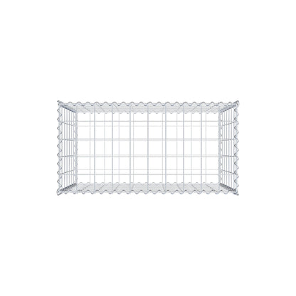 Gabião 100 cm x 70 cm x 50 cm (C x A x P), malhagem 10 cm x 10 cm, espiral