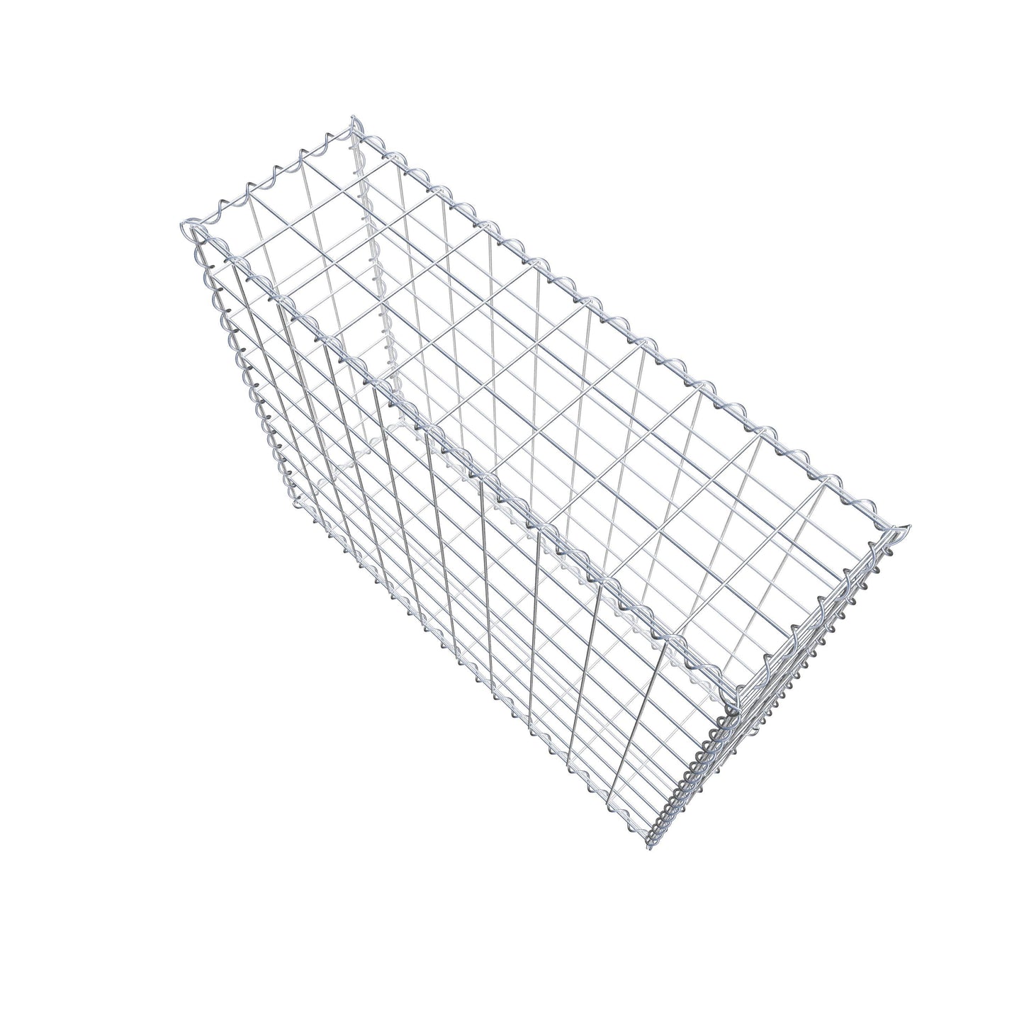 Gabion 100 cm x 80 cm x 30 cm (L x H x P), mailles 10 cm x 10 cm, spirale