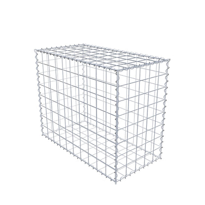 Gabion 100 cm x 80 cm x 50 cm (L x H x D), mesh size 10 cm x 10 cm, spiral