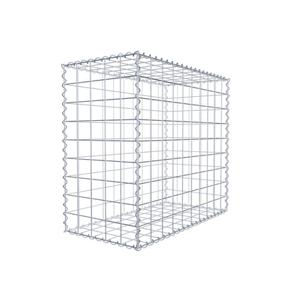 Gabion 100 cm x 90 cm x 50 cm (L x H x P), mailles 10 cm x 10 cm, spirale