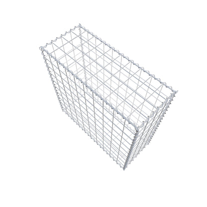 Gabion 100 cm x 100 cm x 40 cm (L x H x D), mesh size 10 cm x 10 cm, spiral