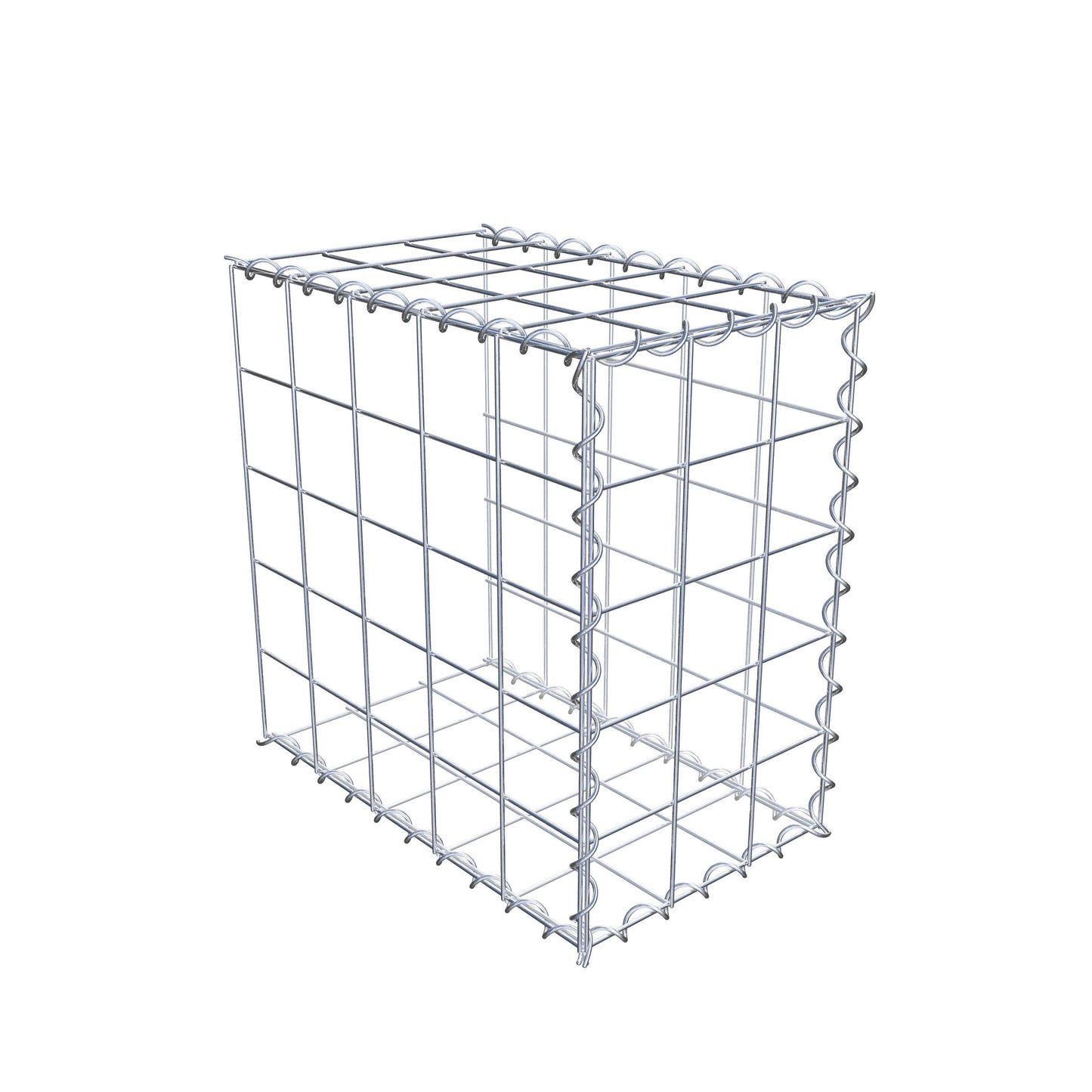 Gavión adicional tipo 2 50 cm x 50 cm x 30 cm (L x A x P), malla 10 cm x 10 cm, en espiral