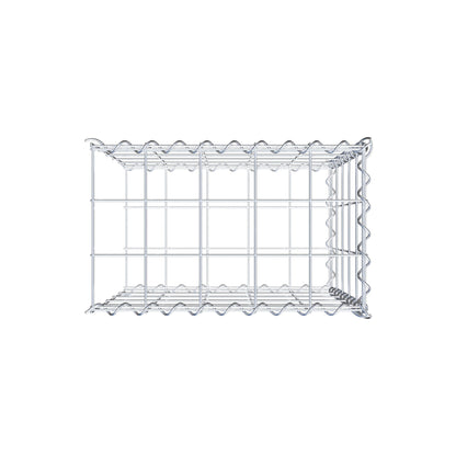 Gavión adicional tipo 2 50 cm x 50 cm x 30 cm (L x A x P), malla 10 cm x 10 cm, en espiral