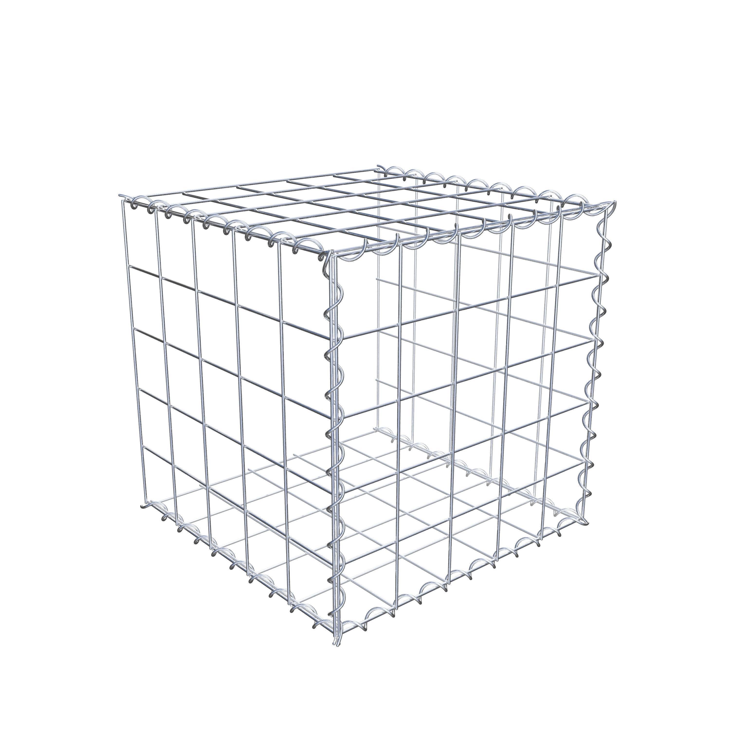 Grown-on gabion type 2 50 cm x 50 cm x 50 cm (L x H x D), mesh size 10 cm x 10 cm, spiral