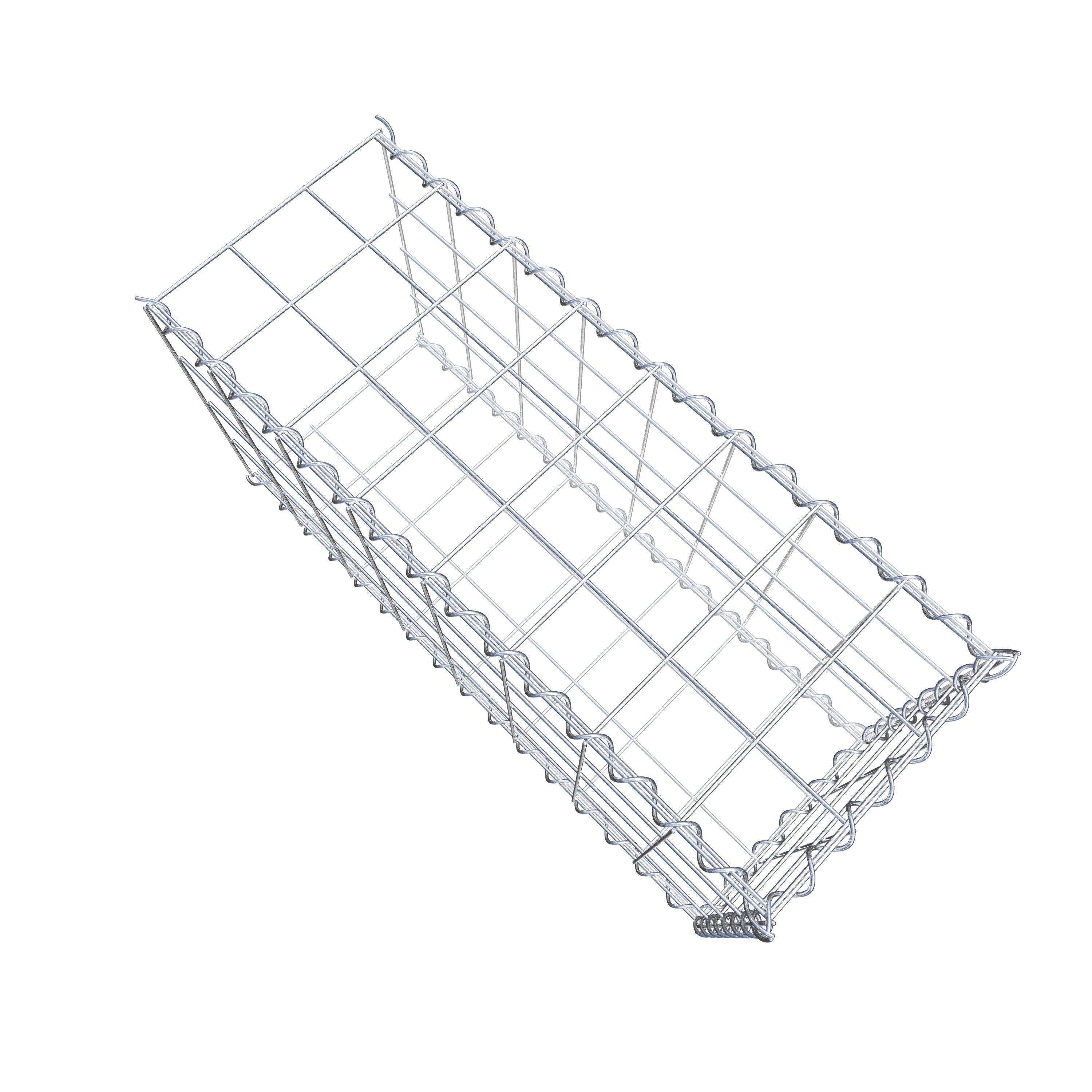 Gavión complementario tipo 2 80 cm x 40 cm x 30 cm (L x A x P), malla 10 cm x 10 cm, espiral