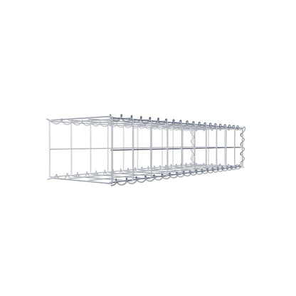 Gabião tipo 2 100 cm x 20 cm x 30 cm (C x A x P), malhagem 10 cm x 10 cm, espiral