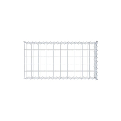 Grown-on gabion type 2 100 cm x 20 cm x 50 cm (L x H x D), mesh size 10 cm x 10 cm, spiral