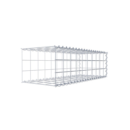 Anbaugabione Typ 2 100 cm x 30 cm x 40 cm (L x H x T), Maschenweite 10 cm x 10 cm, Spirale