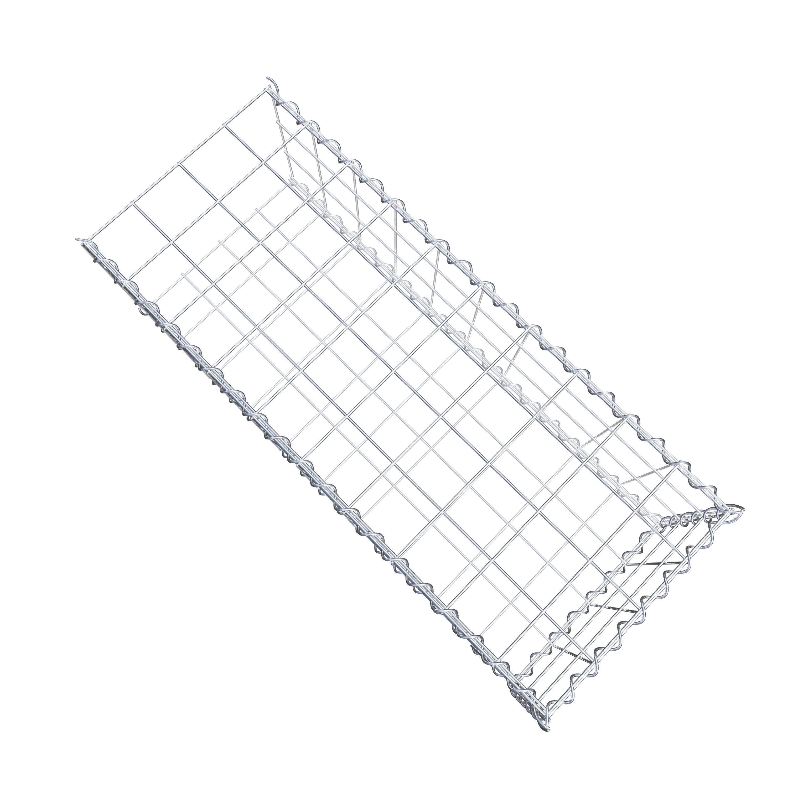 Grown-on gabion type 2 100 cm x 30 cm x 40 cm (L x H x D), mesh size 10 cm x 10 cm, spiral