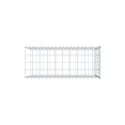 Gabion rapporté type 2 100 cm x 50 cm x 40 cm (L x H x P), mailles 10 cm x 10 cm, spirale