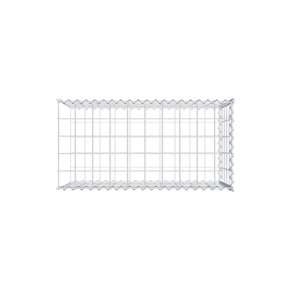 Anbaugabione Typ 2 100 cm x 50 cm x 50 cm (L x H x T), Maschenweite 10 cm x 10 cm, Spirale