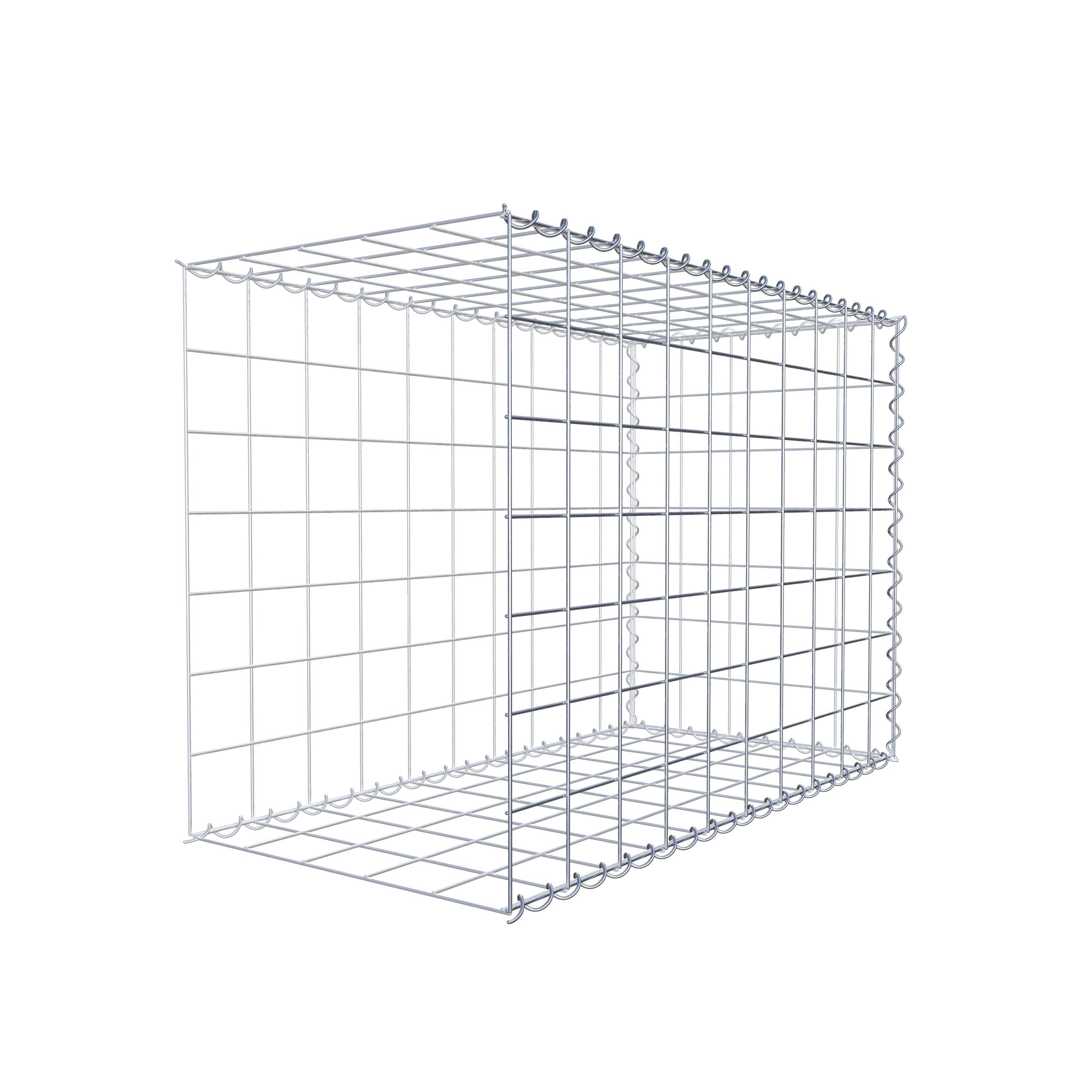 Grown-on gabion type 2 100 cm x 70 cm x 50 cm (L x H x D), mesh size 10 cm x 10 cm, spiral