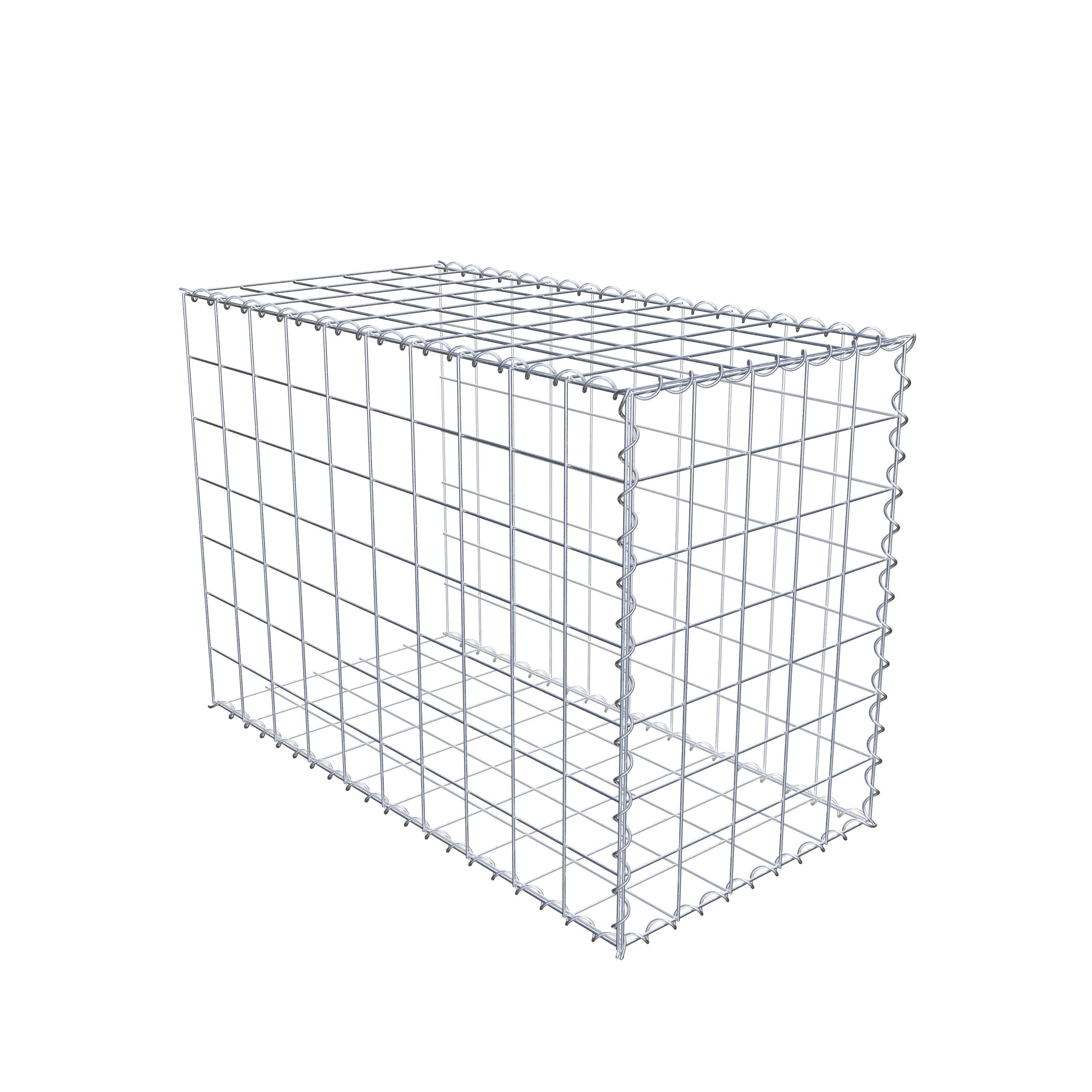 Grown-on gabion type 2 100 cm x 70 cm x 50 cm (L x H x D), mesh size 10 cm x 10 cm, spiral