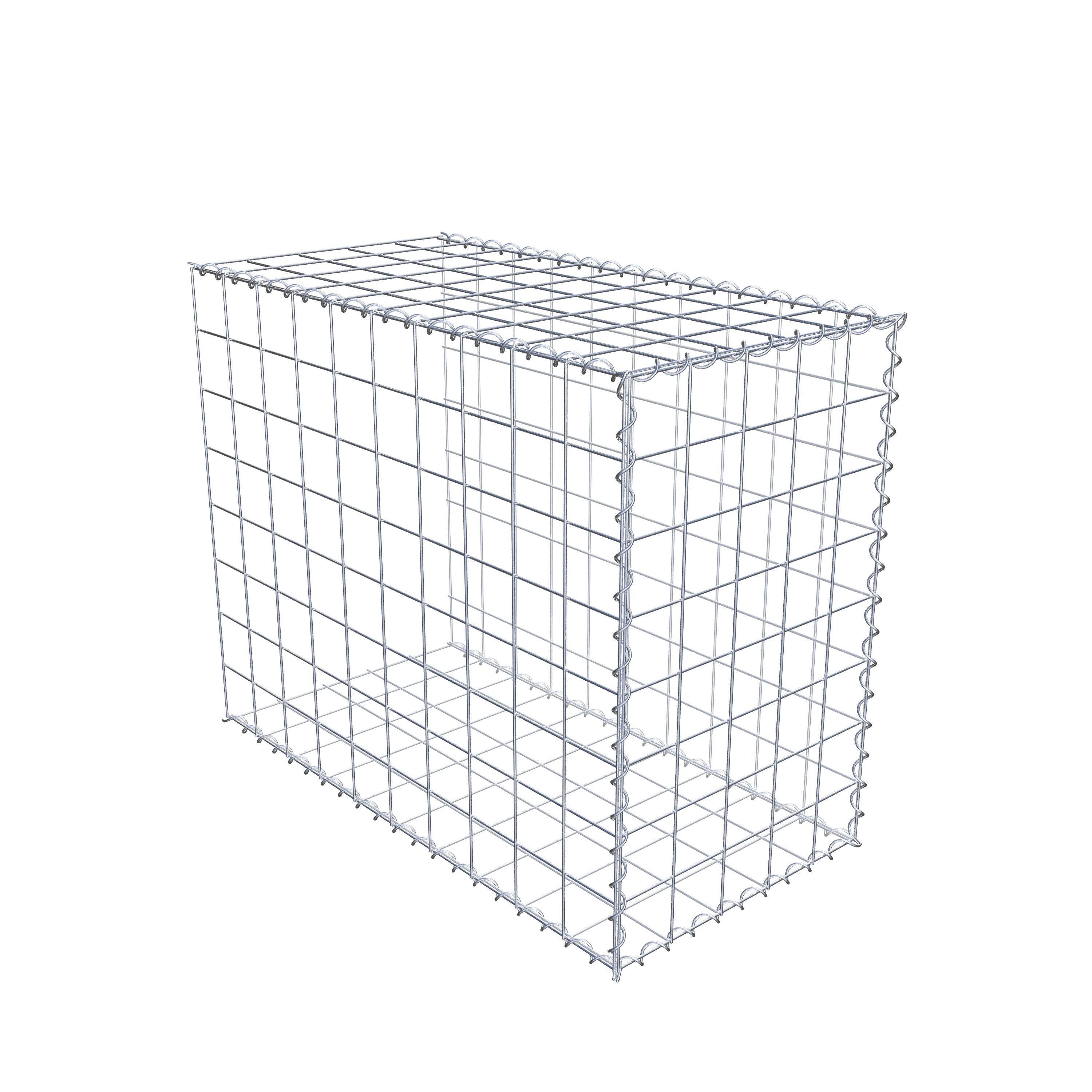 Grown-on gabion type 2 100 cm x 80 cm x 50 cm (L x H x D), mesh size 10 cm x 10 cm, spiral