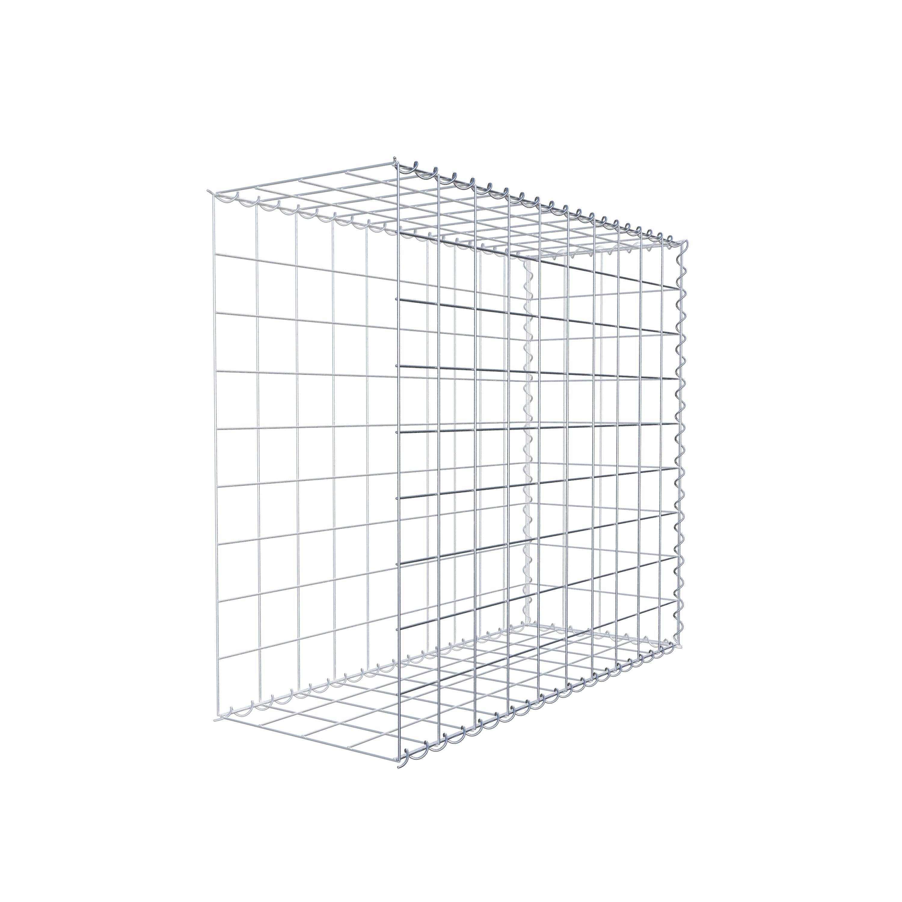 Grown-on gabion type 2 100 cm x 90 cm x 40 cm (L x H x D), mesh size 10 cm x 10 cm, spiral