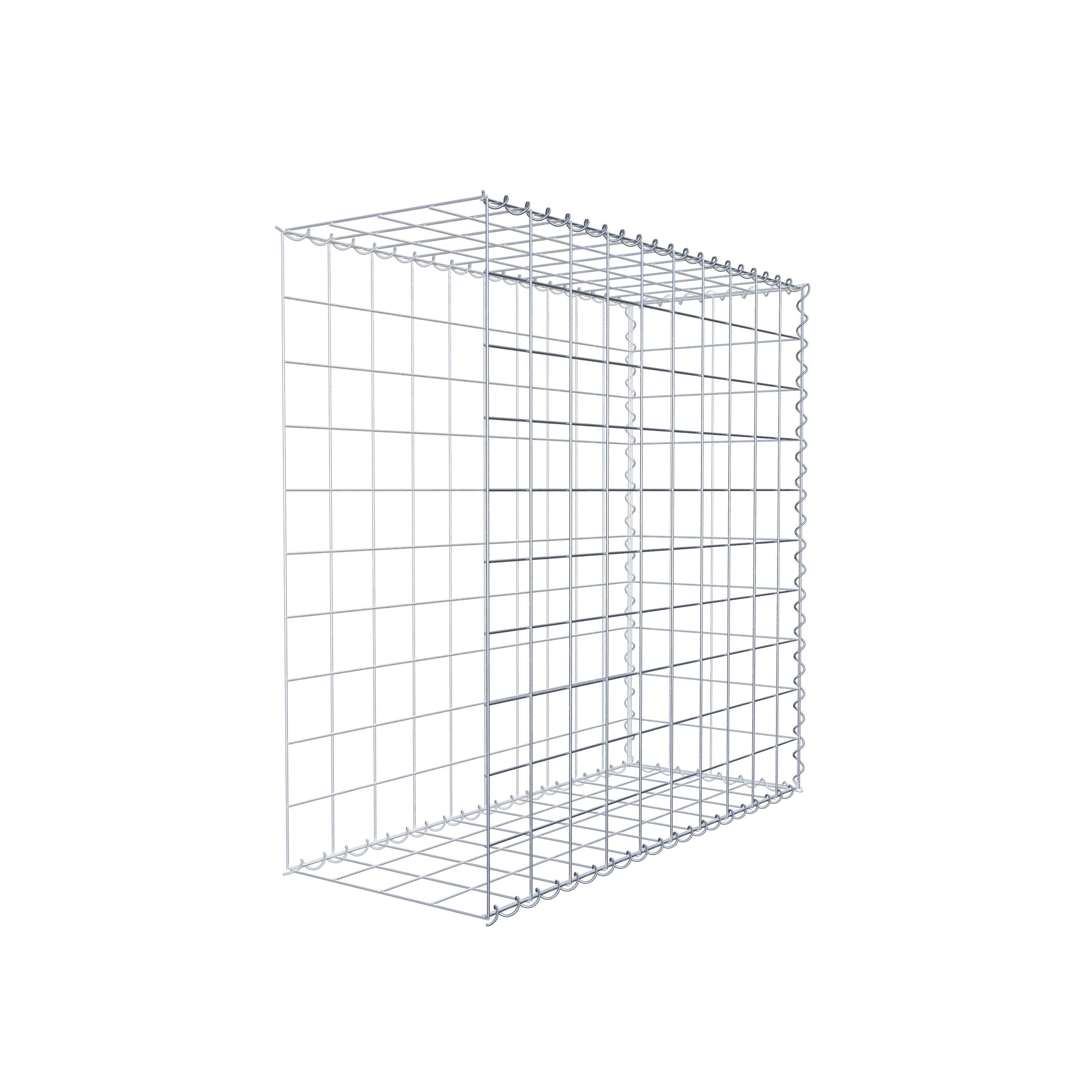 Grown-on gabion type 2 100 cm x 100 cm x 40 cm (L x H x D), mesh size 10 cm x 10 cm, spiral