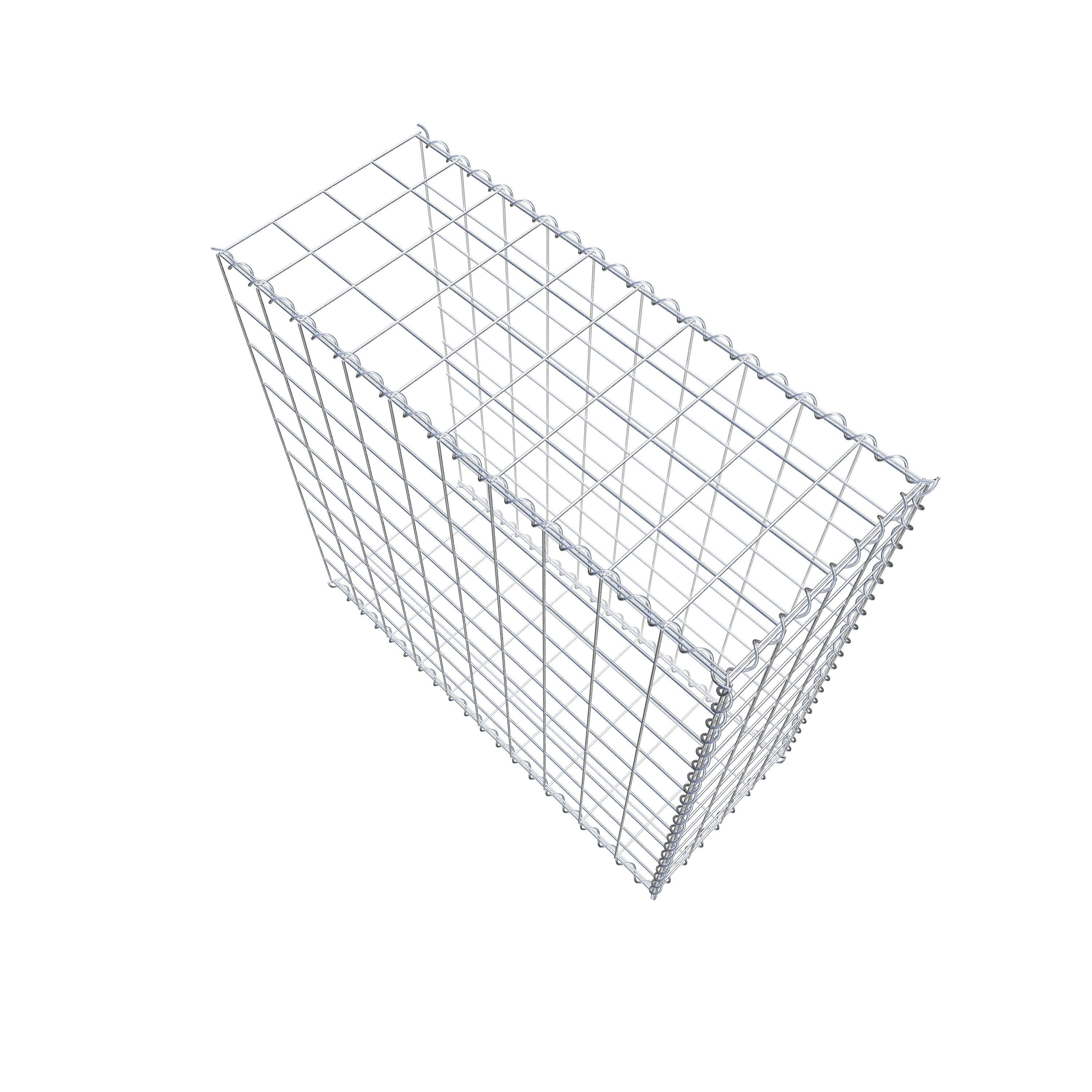 Grown-on gabion type 2 100 cm x 100 cm x 40 cm (L x H x D), mesh size 10 cm x 10 cm, spiral