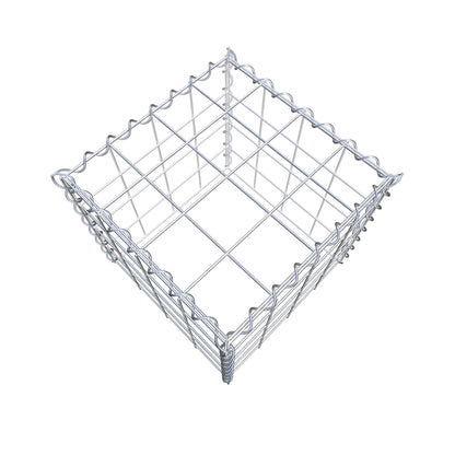 Gabion rapporté type 3 40 cm x 40 cm x 40 cm (L x H x P), mailles 10 cm x 10 cm, spirale