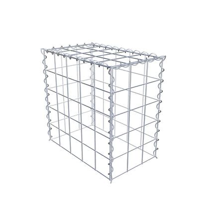 Extra gabion typ 3 50 cm x 50 cm x 30 cm (L x H x D), maskstorlek 10 cm x 10 cm, spiral