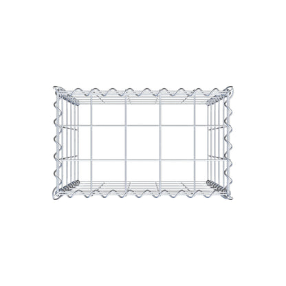 Extra gabion typ 3 50 cm x 50 cm x 30 cm (L x H x D), maskstorlek 10 cm x 10 cm, spiral