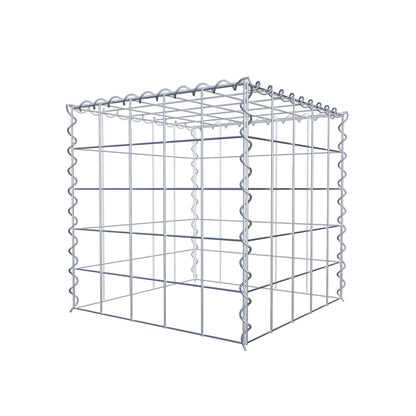 Gabion rapporté type 3 50 cm x 50 cm x 50 cm (L x H x P), mailles 10 cm x 10 cm, spirale
