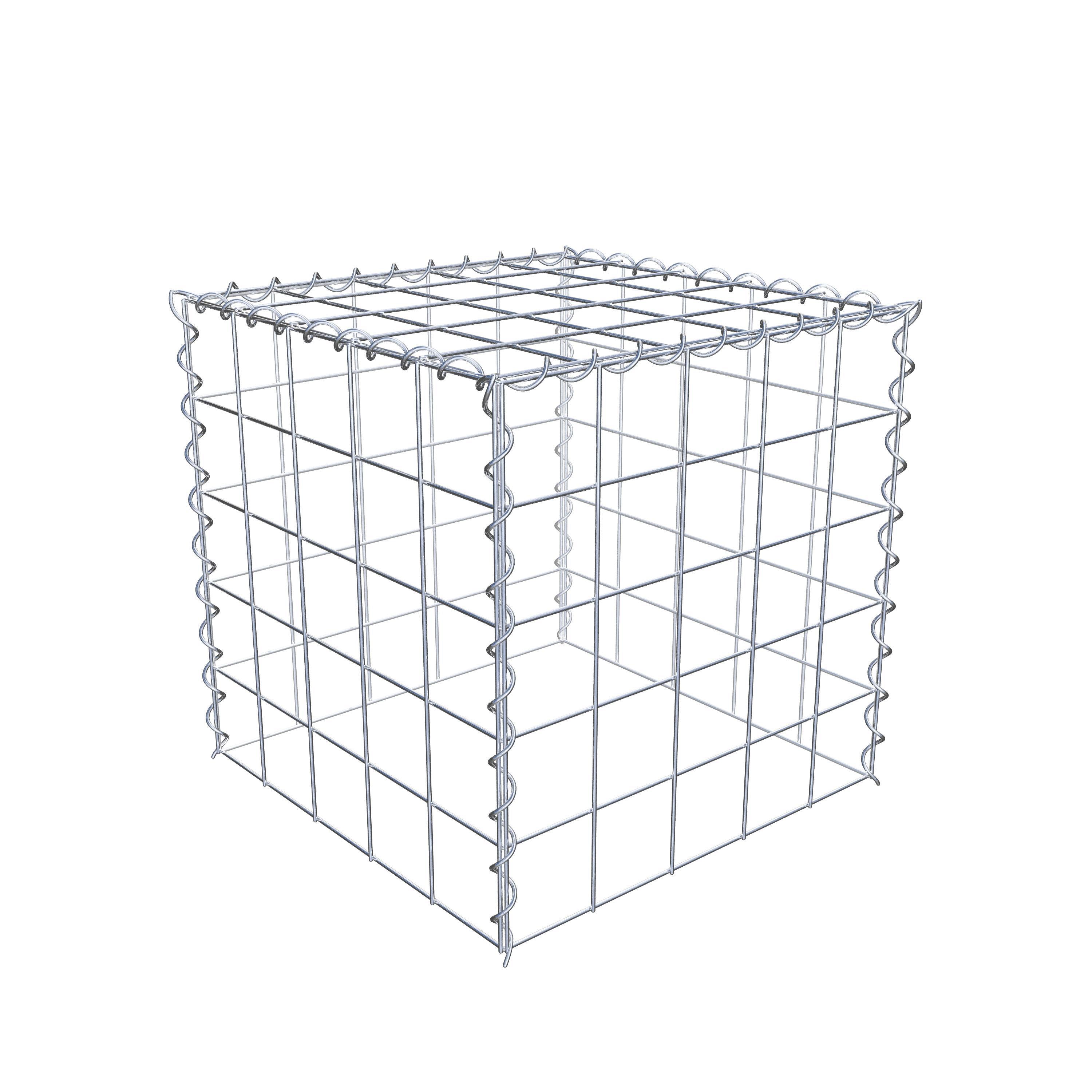 Grown-on gabion type 3 50 cm x 50 cm x 50 cm (L x H x D), mesh size 10 cm x 10 cm, spiral