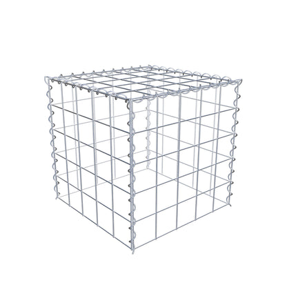 Gabion rapporté type 3 50 cm x 50 cm x 50 cm (L x H x P), mailles 10 cm x 10 cm, spirale